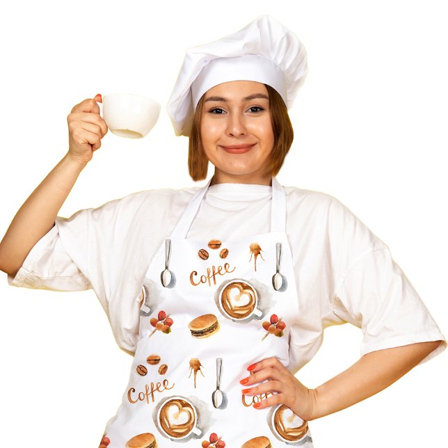 Cute Coffee  Apron (Creator Uploaded)