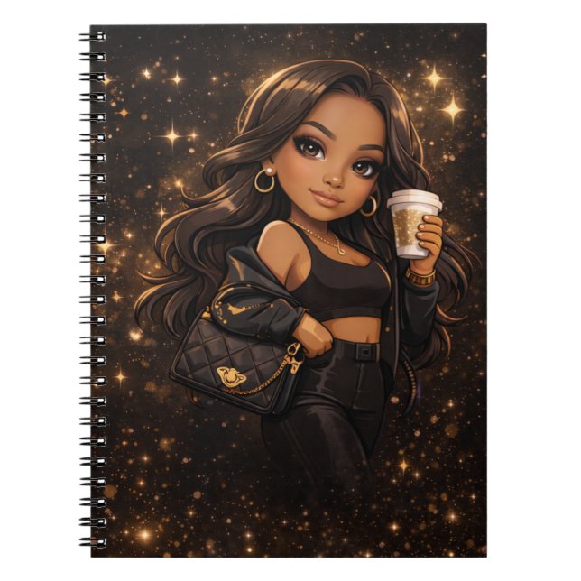 Cute coffee lover notebook (Front)