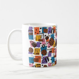 Cute Coffee Pattern – Colorful Coffee Lover Mug