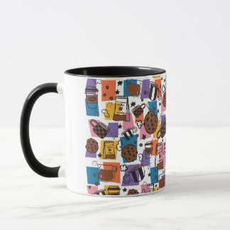 Cute Coffee Pattern – Colorful Coffee Lover Mug