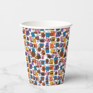 Cute Coffee Pattern – Colorful Coffee Lover Paper Cups