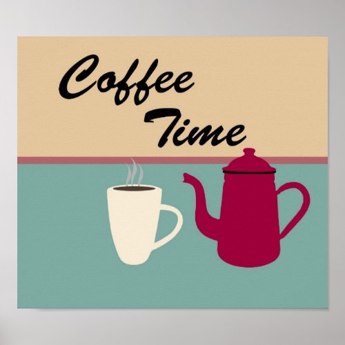 Cute Coffee Time Print