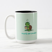 Cute Coffee Turtle Mug
