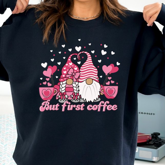 Cute Coffee Valentines Day Shirt, Valentine's Day Sweatshirt (Creator Uploaded)