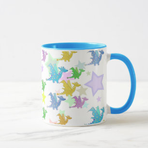 Cute Color Dragons Pattern Mug