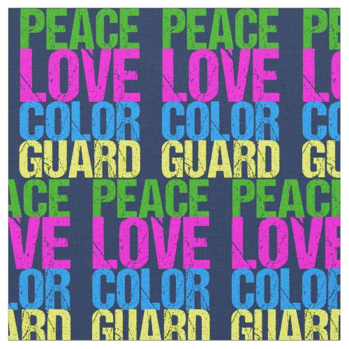 Cute Color Guard Fabric