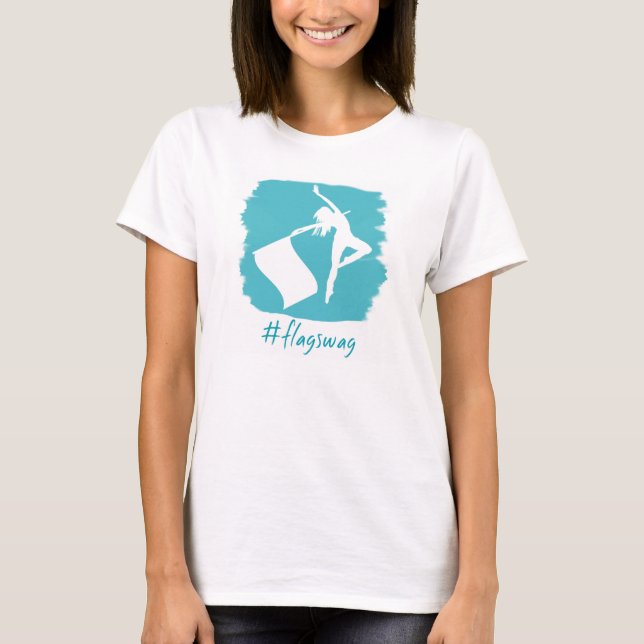 Cute Color Guard #flagswag T-Shirt (Front)