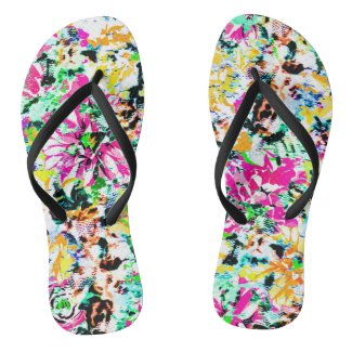 Cute colorful abstract floral