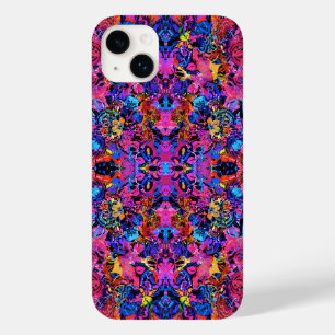 Cute colorful abstract floral patterns Case-Mate iPhone 14 plus case