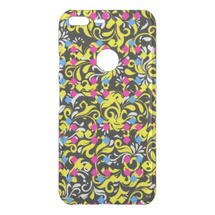 Cute colorful abstract floral uncommon google pixel XL case