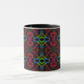 Cute colorful abstract lines mug