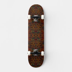 Cute colorful abstract marble skateboard