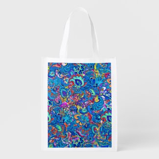 Cute colorful abstract painting flowers