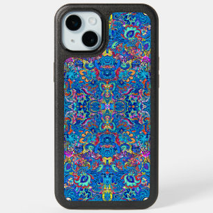 Cute colorful abstract painting flowers iPhone 15 plus case