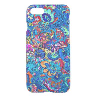 Cute colorful abstract painting flowers