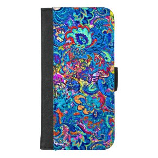 Cute colorful abstract painting flowers
