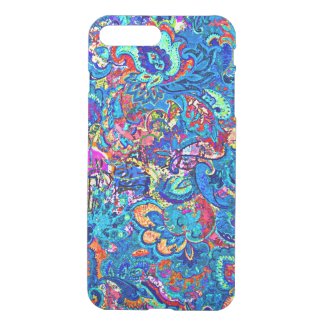 Cute colorful abstract painting flowers