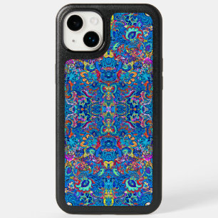Cute colorful abstract painting flowers OtterBox iPhone 14 plus case