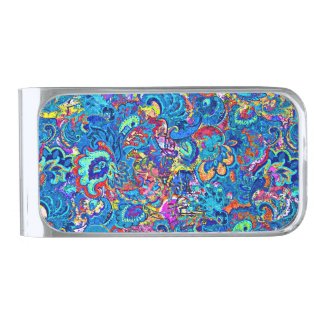 Cute colorful abstract painting flowers