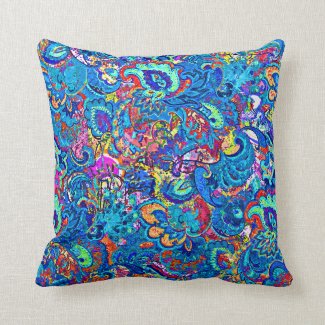 Cute colorful abstract painting flowers