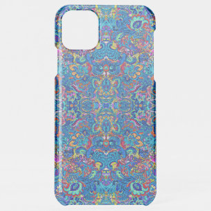 Cute colorful abstract painting flowers iPhone 11 pro max case