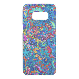 Cute colorful abstract painting flowers uncommon samsung galaxy s8 case
