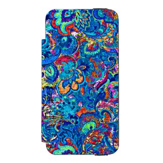 Cute colorful abstract painting flowers