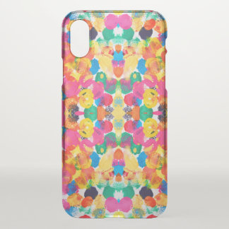 Cute colorful abstract painting iPhone XS case