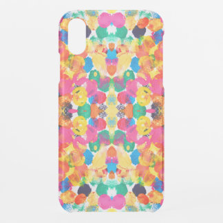 Cute colorful abstract painting iPhone XR case