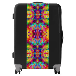 Cute colorful abstract phantom luggage