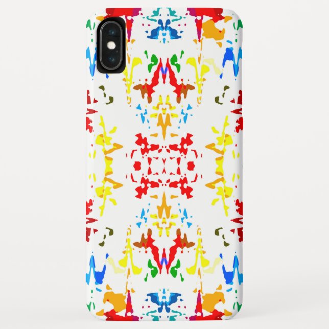 Cute colorful abstract splatter  Case-Mate iPhone case (Back)