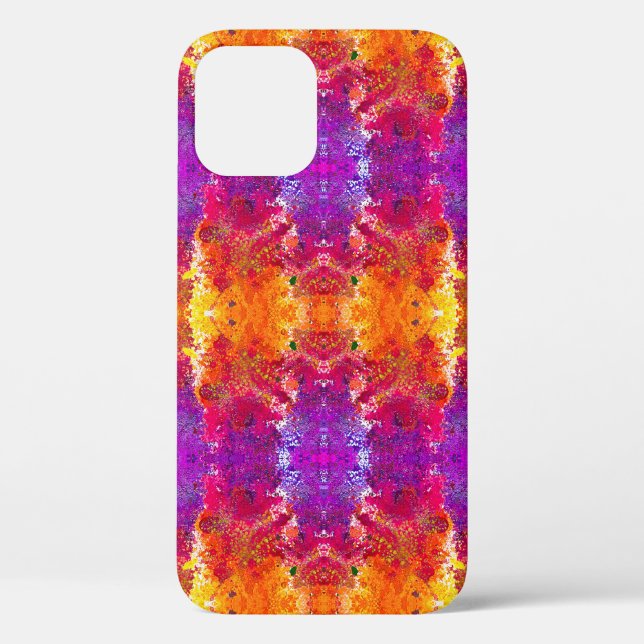 Cute colorful abstract splatter paint Case-Mate iPhone case (Back)