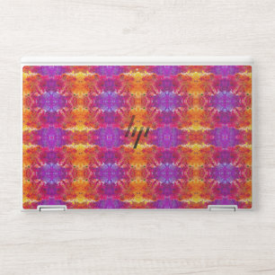 Cute colorful abstract splatter paint HP laptop skin