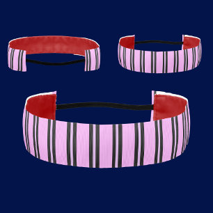 Cute Colorful Abstract Stripes Pattern Athletic Headband