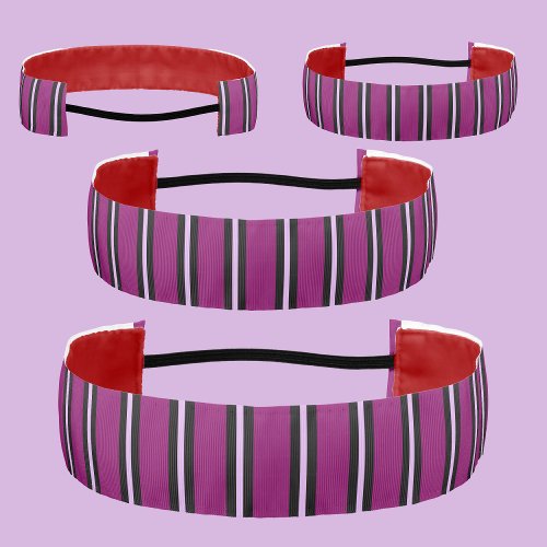 Cute Colorful Abstract Stripes Pattern Athletic Headband