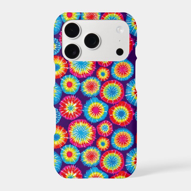 Cute colorful abstract suns patterns iphone case (Back)