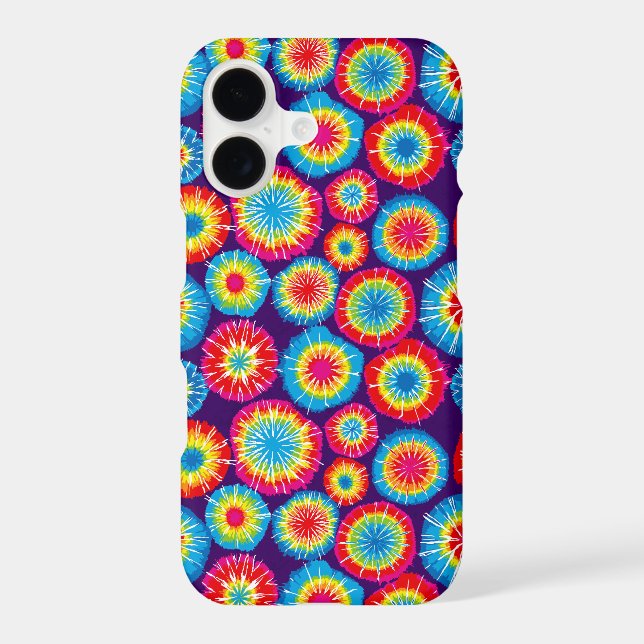 Cute colorful abstract suns patterns iphone case (Back)