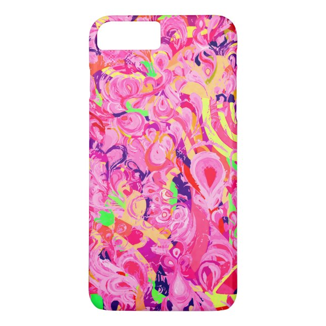 Cute colorful abstract swirls paint Case-Mate iPhone case (Back)