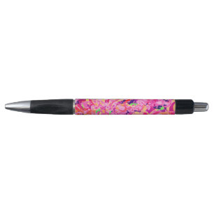 Cute colorful abstract swirls paint pen