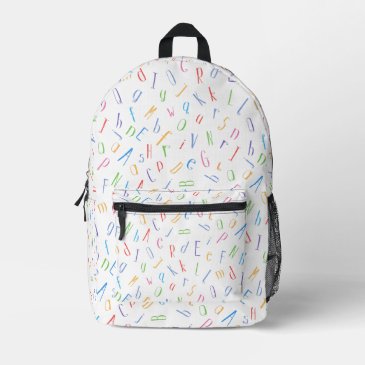Cute Colorful Alphabet Pattern 