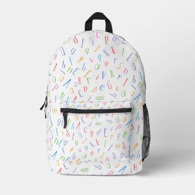 Cute Colorful Alphabet Pattern 