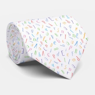 Cute Colorful Alphabet Pattern - Teacher's