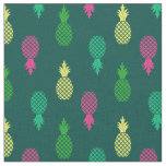 Cute Colorful and Tropical Pineapple Pattern Fabric