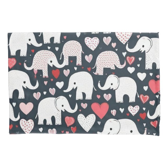 Cute colorful angels pillow case (Front)