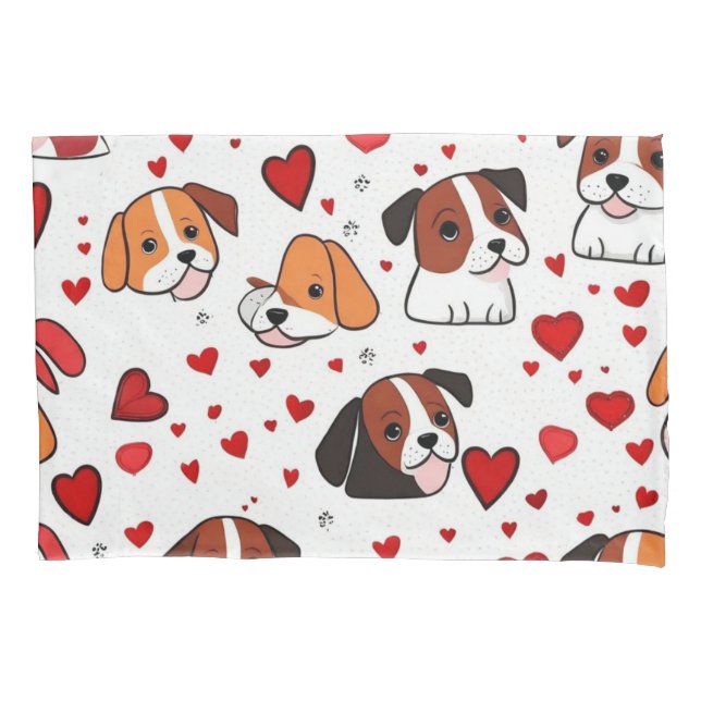 Cute colorful animals  pillow case (Front)