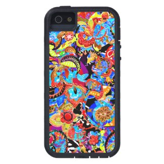 Cute colorful artistic flowers patterns