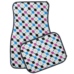 Cute colorful aztec pattern car floor mat