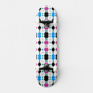 Cute colorful aztec pattern skateboard
