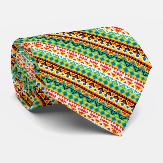 Cute colorful aztec patterns design