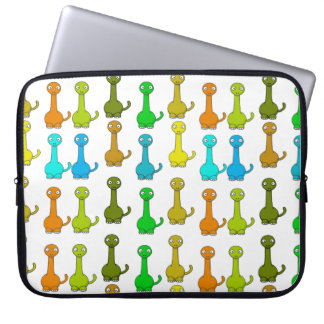 Cute Colorful Baby Dinosaurs design Laptop Sleeve